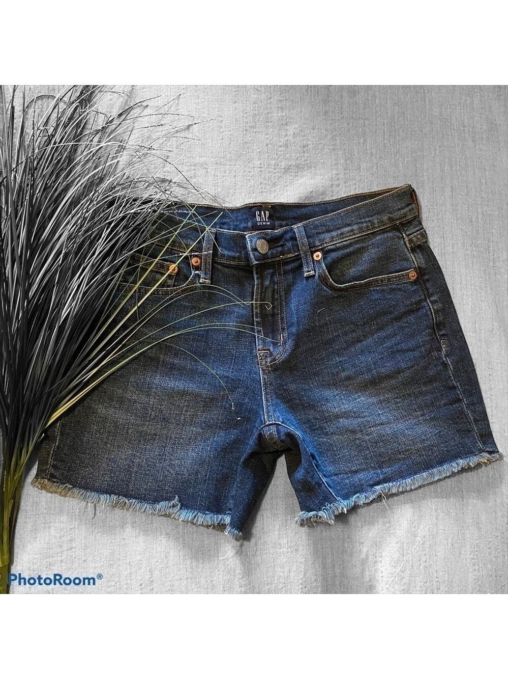 GAP Denim fray hem shorts